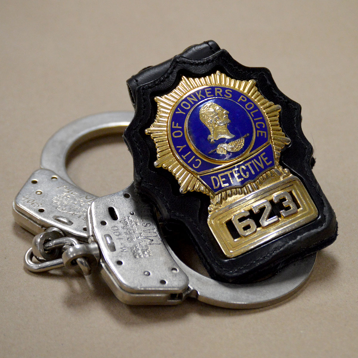 Photo of Shield with Handcuffs (JPG)